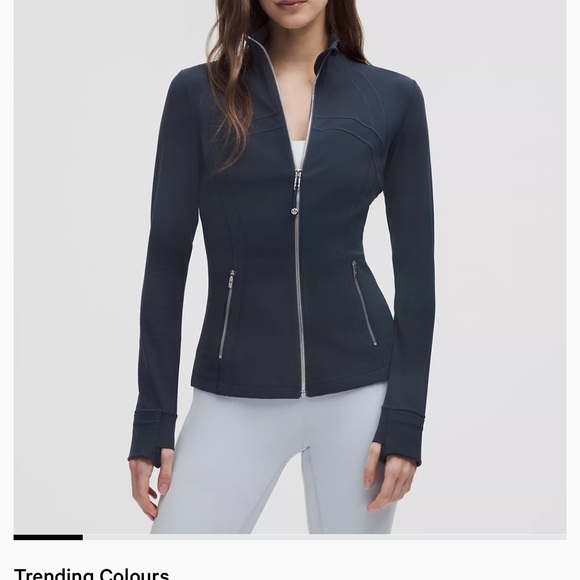 Lululemon Athletica define Jacket nulu true navy silver - Picture 1 of 15